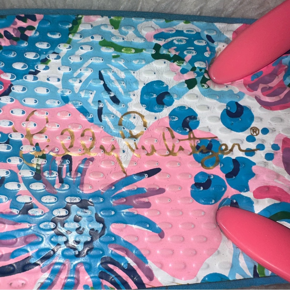 Lilly Pulitzer Pink and Blue Sandals - Picture 4 of 5